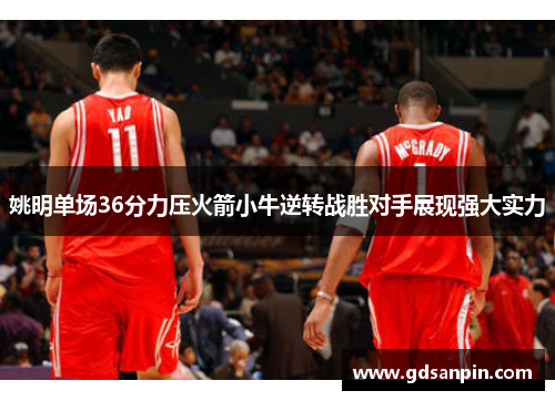 姚明单场36分力压火箭小牛逆转战胜对手展现强大实力